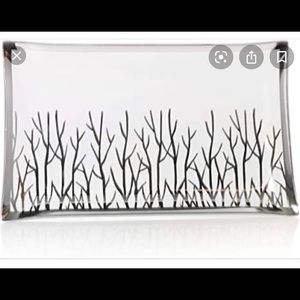 Yankee Candle Decorative Holiday Frost Plate NEW